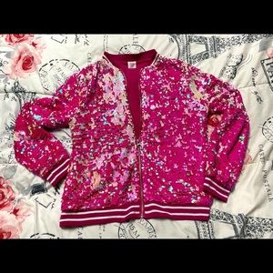 Pink Sequin Jacket with pockets